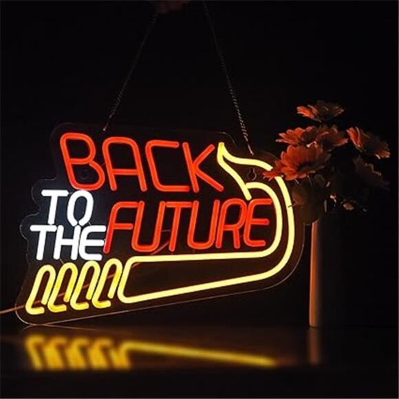 Back To The Future LED Neon Sign Light Wall Decor Movie Man Cave Poster Novelty - Picture 7 of 7
